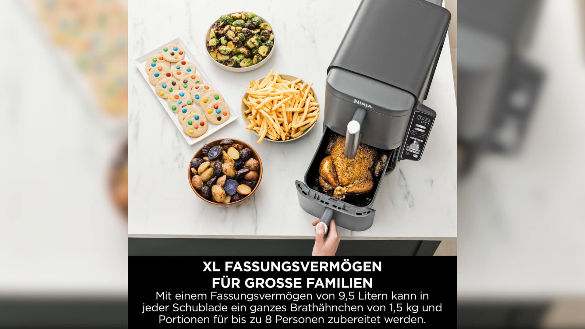 Ninja Double Stack Air Fryer – In Use